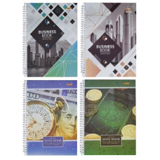 зошит А4 Polly на спіралі  72арк. офс. кліт.  тв. лам. обкл.  (8)