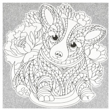 картина за номер. Strateg антистрес 30х30см. "Ніжна мордочка"  JCEE37112