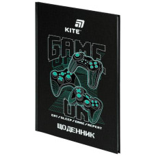 щоденник Kite В5/48арк., тверда обкл. "Game on"  К26-262-5  (1/20)