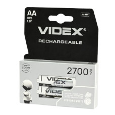 акумулятор Videx HR6  Ni-Mh 2700mAh 1x2 бліст.  (20)