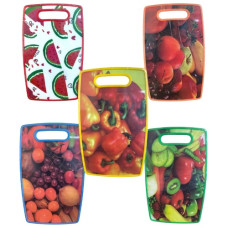 дошка обробна дер. + пластик 37х23х1,1см.  3723  (48)