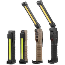 ліхтарик з Li-Ion акум., XPE+COB, White+yellow+red, power bank, ЗП Type-C, магніт, підвіс  FT-20