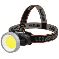ліхтарик налобний з Li-Ion акум., white+red, ЗП Type-C  YM-308/208-COB