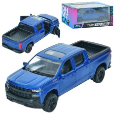 джип АвтоСвіт Chevy Silverado мет. інерц. 13,5см., відч.дв., гум.кол., в кор. 16х7х7см. AS-3021 (24)