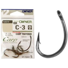 гачки Owner Carp Tsuyoshi teflon №8, набір 10шт.  53277-08