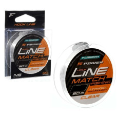 волосінь Flagman S-Power Hook Line New Clear 50м. 0,20мм.  SPHLN50020