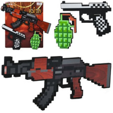 набір зброї МК автомат, пістолет, граната, EVA, на бліст. 39х35х1,5см.  16037  (48)