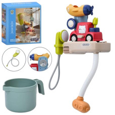 гра для купання душ, водоспад, транспорт, на батар. в кор. 22,5х25х12,5см.  6017  (18)