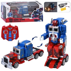 трансформер р/к акум., трейлер 29,5см. +робот, звук, світло, їздить, в кор. 40х18х21см.  28128  (12)