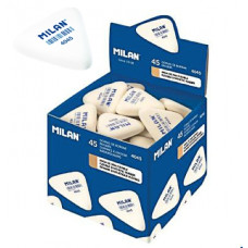 гумка Milan 4045 трикутна мала біла 3,9х3,4х0,9см. в карт. кор. (уп.-45шт.)  (45/180)