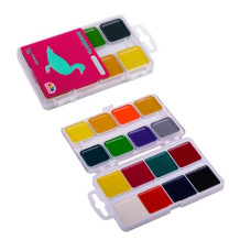 фарби акварельні Гамма (НВ) "Захоплення" 16кол. пласт.кор. без пензлика  200107  (20)