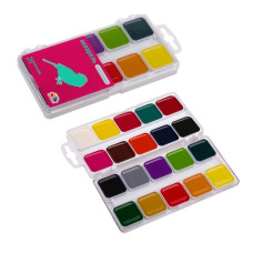 фарби акварельні Гамма (НВ) "Захоплення" 20кол. пласт.кор. без пензлика  200108  (15)