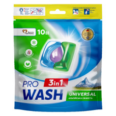капсули для прання Pro Wash Альпійська свіжість  10шт.