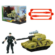 військовий набір танк, аксесуари, в кор. 27,5х11,5х18см.  BL2302  (36)