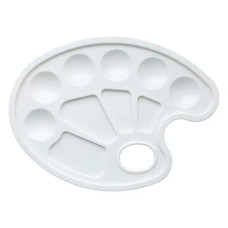 палітра для фарб велика біла (ПП Козлов) 0046 (10/100)