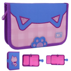 пенал YES 533657/НР-03 твердий одинарний з одним клапаном "Lovely Kitty"