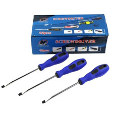 викрутка 3" з масажною синьо-чорною ручкою та магнітним накінечником  OM2-3D  (12/240)