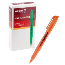 текст-маркер Axent Delta D2503-12  клиноподібний помаранчевий 2-4мм.  (12/120)