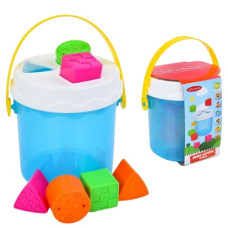 сортер відро 15см., 6 фігурок, в карт. обгортці 15х14х15см.  PL203-6  (12)