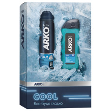 набір піна для гоління 200мл. + гель для душу 260мл. ARKO MEN Cool