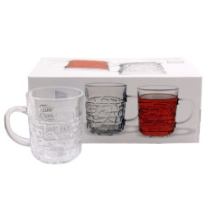 набір кухлів скляних 6шт. 220мл.  BMZB24FG