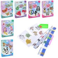 алмазна мозаїка з фігурками-наліпками в кор. 13х18х2,5см.  FG24030101B  (180)