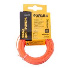ліска для тримера Сигма армований квадрат d-2,0мм. 15м.  5623031