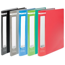 тека Buromax із 20-ма файлами А4 пластикова  ВМ.3605  (24/96)