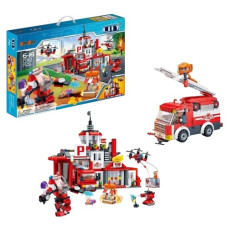 конструктор Banbao "БанБао CITY" Команда пожежників 1081 ел. в кор.  7130
