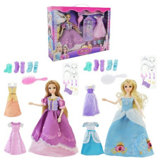 лялька з сукнями та аксесуарами в кор. 45х7х35см.  91062-1/2  (12/24)