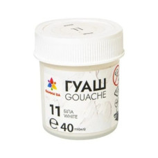 фарба гуашева Гамма  (НВ)  Творчість біла  40мл.  401211  (48)