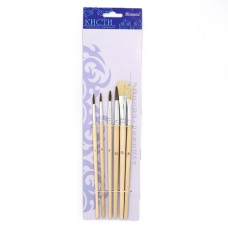 набір пензликів J.Otten АВСЕ-6 поні+щетина  6шт.  (24/240)