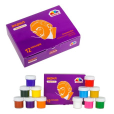 фарби акрилові Гамма (НВ) Творчість 12кол./10мл.  400502  (12)