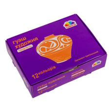 гуаш Гамма (НВ) художня "Творчість" 12кол./20мл.  400205  (8)