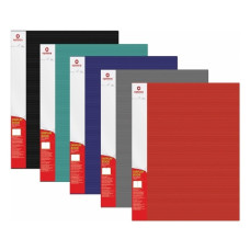 тека Optima O30672 з 20-ма файлами пласт. А4, фактура "смуга"  (24)