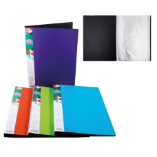 тека Optima O32117 з 10-ма файлами пласт. А4 двоколірна  (24)