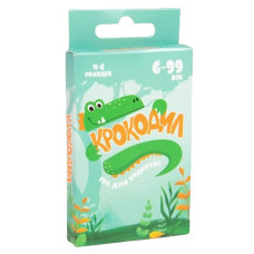 настільна гра "Крокодил" дорожня версія в кор. 10,7х5,9х1,1см. Strateg  30786  (162)
