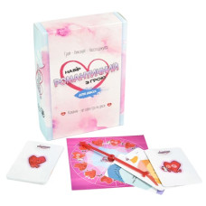 настільна гра "Набір романтичний з грою" в кор. 18х6,5х18см. Strateg  30470  (18)