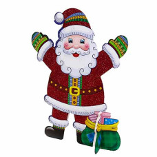 новогодняя доска для рисования мелом DSCN9881 "Подарки" 28х28см., укр. надпись  (10)