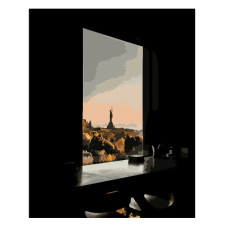 картина за номер. Strateg 40х50см. "Вид на Киів"  DY102  (43)