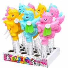 мильні бульбашки Big Kids з ручним вентилятором єдиноріг  (12/144)