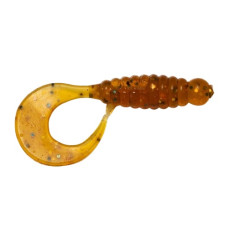 принада їстівний силікон Angry Baits Twister 1.6" Caramel,  10шт./уп.  GR0505