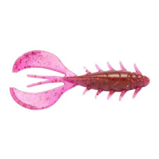 принада їстівний силікон Angry Baits Chubby Craw 2.4" колір 01 Lox UV,  7шт./уп.  АВ1004