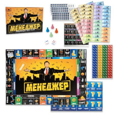 настільна економічна розважальна гра "Менеджер" в кор. Strateg  30342  (20)