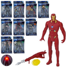 фігурки для гри AV 15см., світло, руки та ноги рухливі, на бат. в кор. 14,5х24х4,5см. XG-89001 (144)