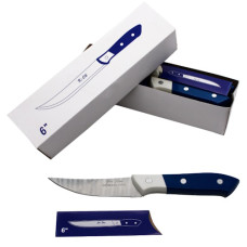 ніж кухонний 6" із синьо-білою ручкою  М-120  (12/360)