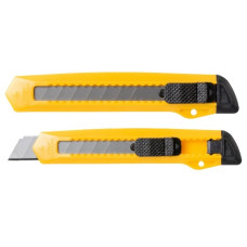 ніж канц. Economix пласт. корпус, лезо 18мм.  E40526  (24/576)