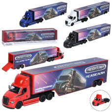 трейлер Kinsmart мет. інерц. 32см., відч. двері, гум. кол., в кор. 34,5х8,5х6см.  KT 1303 W  (12)