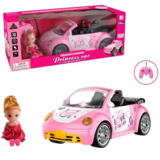 машина р/к 23,5см. з лялькою 12см., світло, на батар. в кор. 35,5х14х14см.  666-132  (18)