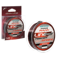 волосінь Flagman Force Rank Feeder Main Line Dark Brown 150м. 0,35мм.  FRFML15035